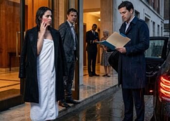 Муж вытащил меня из нашей квартиры с полотенцем